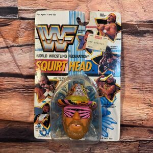 WWF Macho King Randy Savage Squirt Head World Wrestling Federation NIP